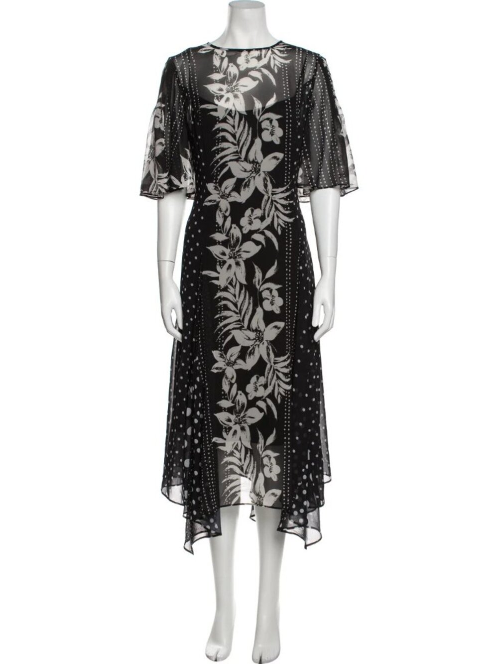 Teri Jon by Rickie Freeman Midi Dress